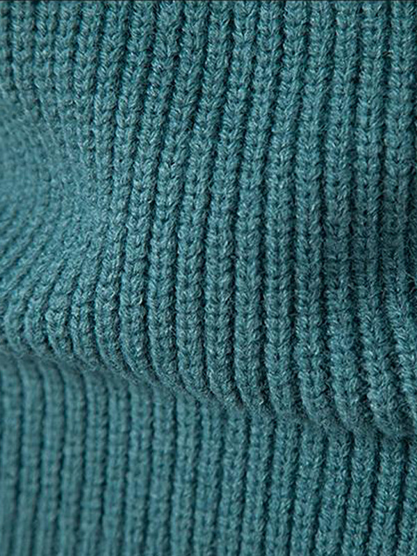 Heren ColorBlock Stand Collar Crew Neck Sweater 