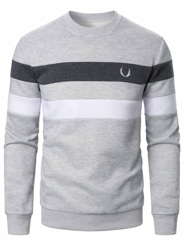 Heren Casual Sport Dagelijkse Modus Contrasterend Detail Lange Mouw Hoodies,