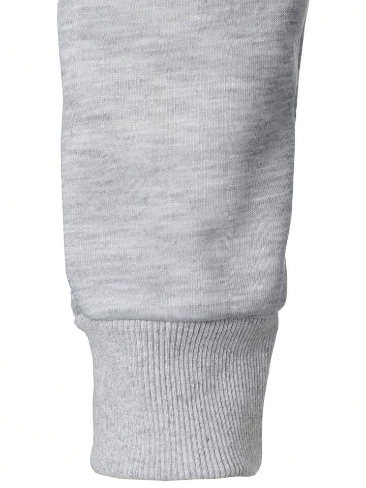 Heren Casual Sport Dagelijkse Modus Contrasterend Detail Lange Mouw Hoodies,