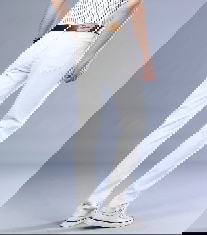 Antonios Business Casual White Jeans - Wearline