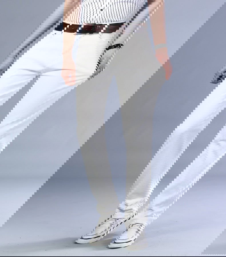 Antonios Business Casual White Jeans - Wearline