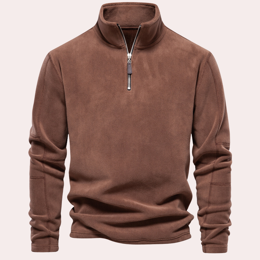 TrendsHeren Eenvoudige Casual Opstaande Kraag Half Zip Sweatshirt