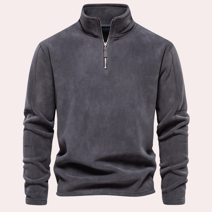 TrendsHeren Eenvoudige Casual Opstaande Kraag Half Zip Sweatshirt