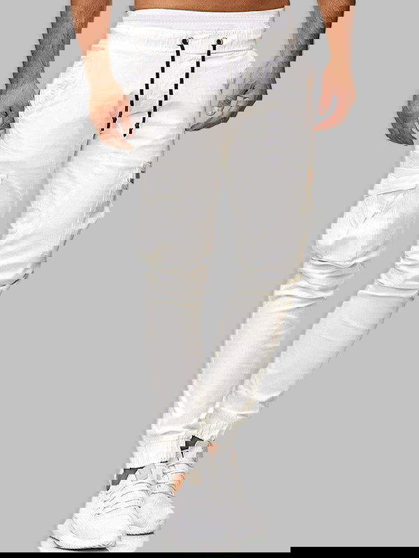 Casual Patchwork Pants with Dual Pockets - Wearline