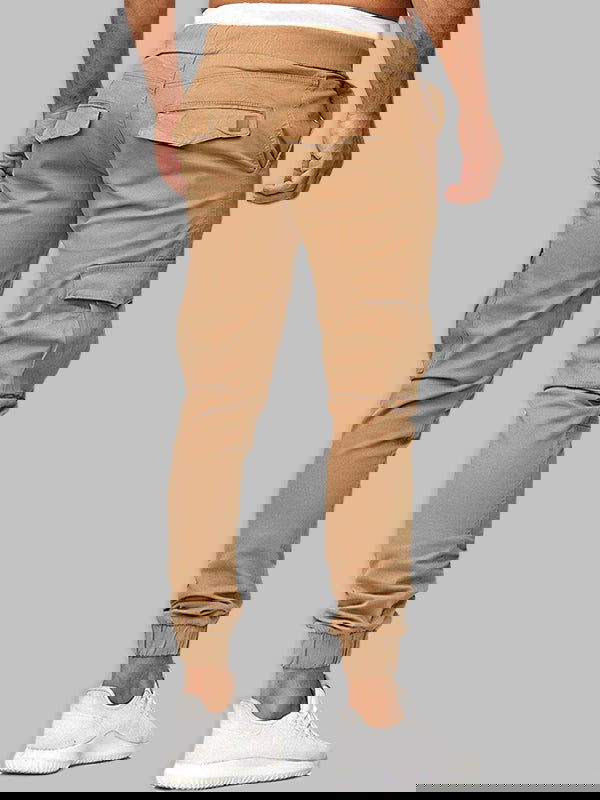 Casual Patchwork Pants with Dual Pockets - Wearline