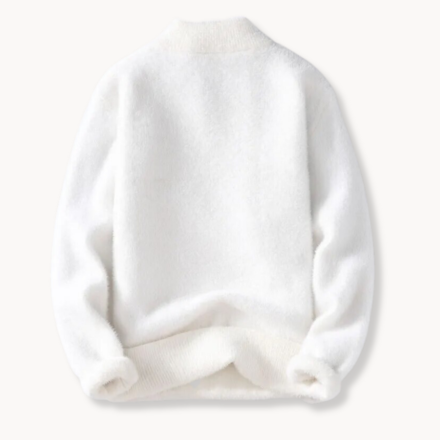 Comfortable plush fleece sweater