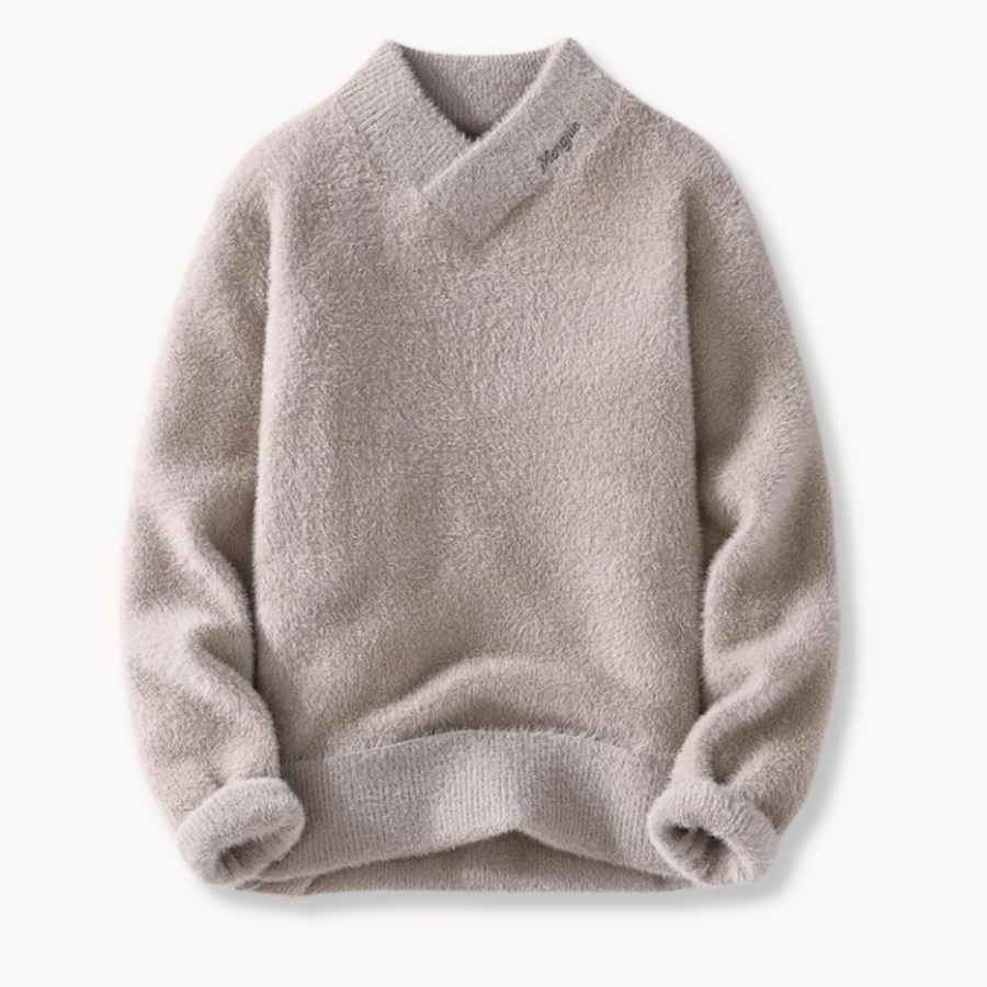 Comfortable plush fleece sweater