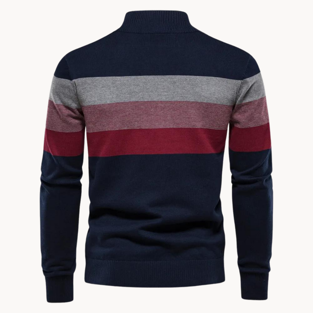 Trendy gestreepte herentrui