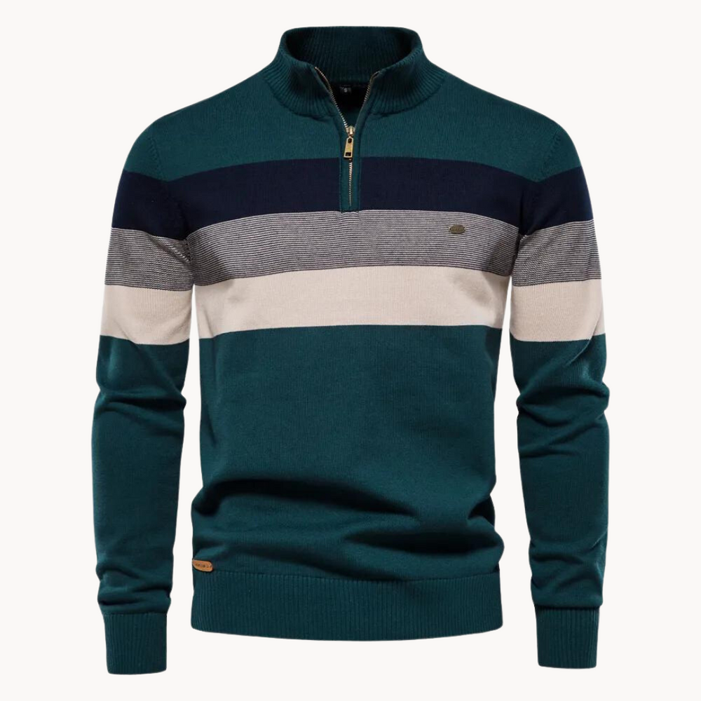 Trendy gestreepte herentrui