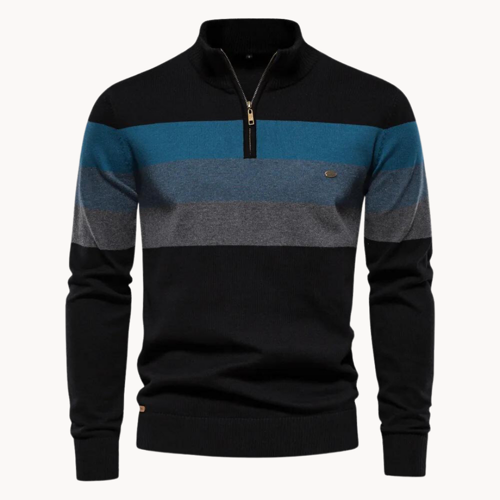 Trendy gestreepte herentrui