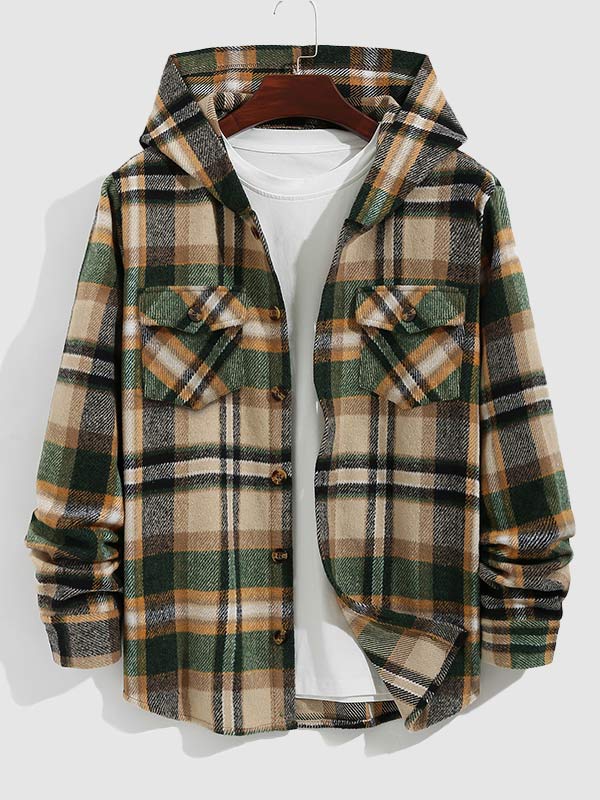 Men's Colorful Fleece Zip Pocket Stand Collar Sweatshirt - Wearline
