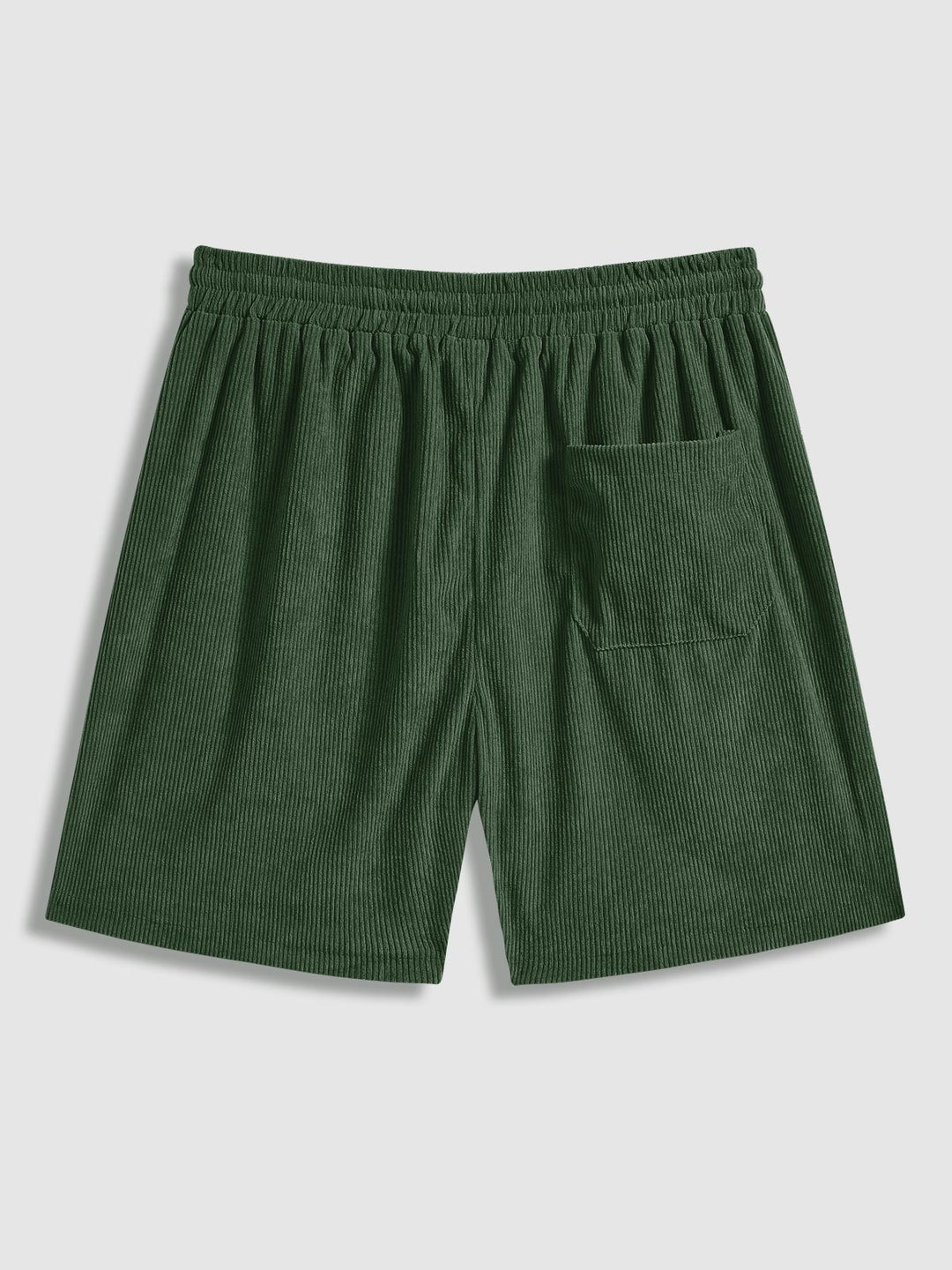 Men's Corduroy Elastic Waist Casual Shorts - Wearline