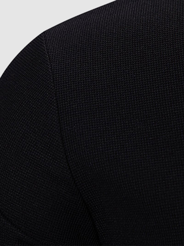 Men's Paisley Color Block Lapel Short Sleeve POLO - Wearline