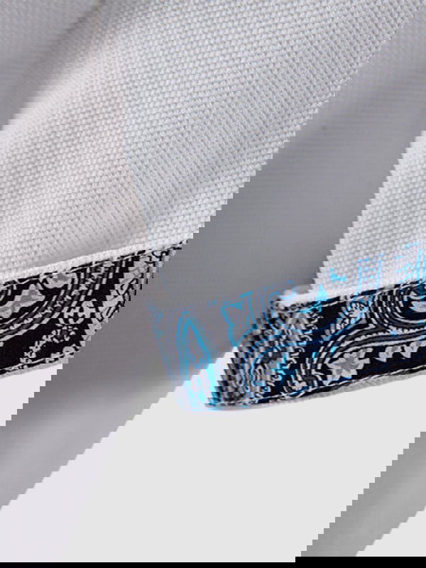 Men's Paisley Color Block Lapel Short Sleeve POLO - Wearline