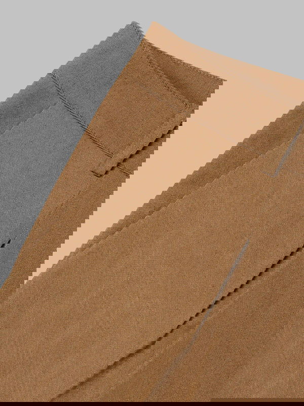 Men's Solid Color Zipper Fly Casual Pants - Wearline