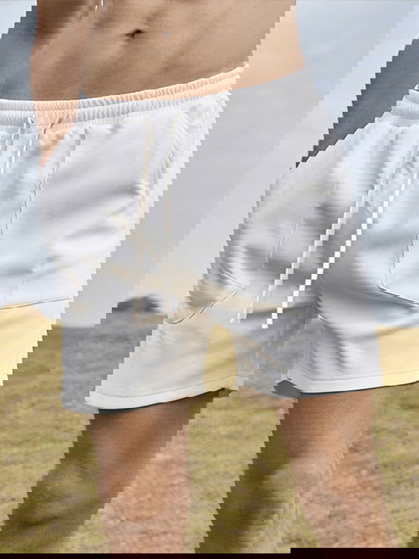 Men's Vintage Knitted Loose Pocket Casual Shorts - Wearline