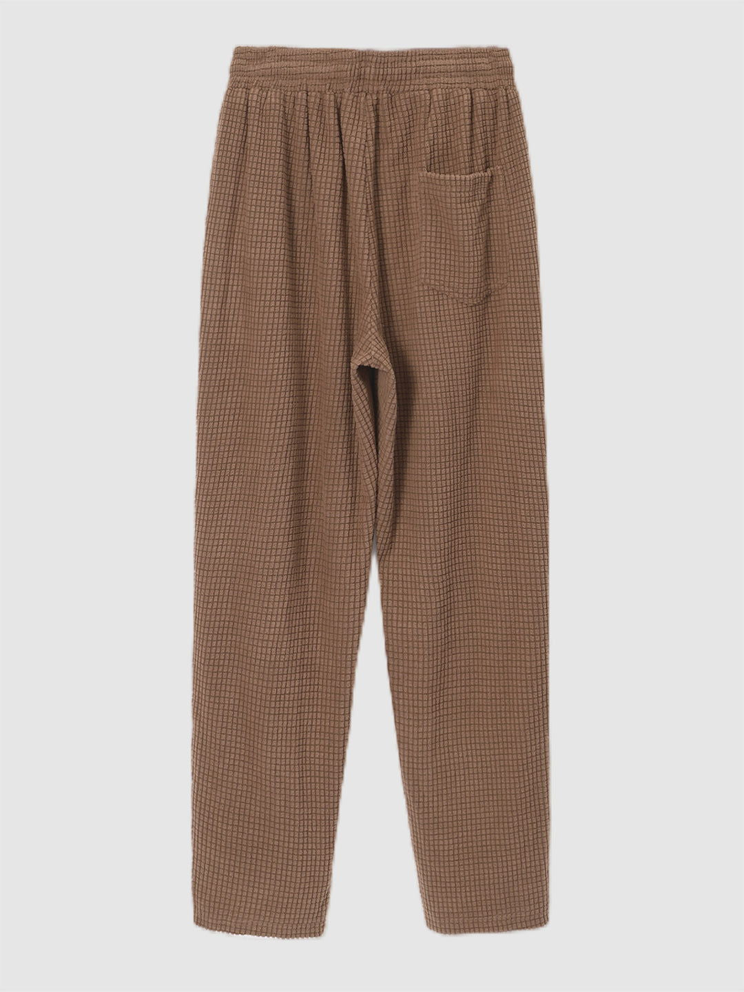 Men's solid color corduroy textured casual pants - Wearline