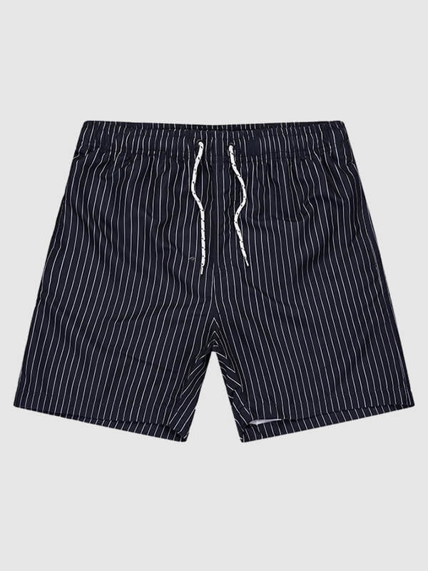 Men's striped inner mesh quick-drying beach shorts - Wearline