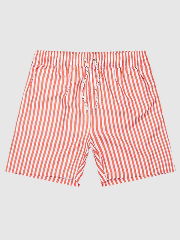 Men's striped inner mesh quick-drying beach shorts - Wearline