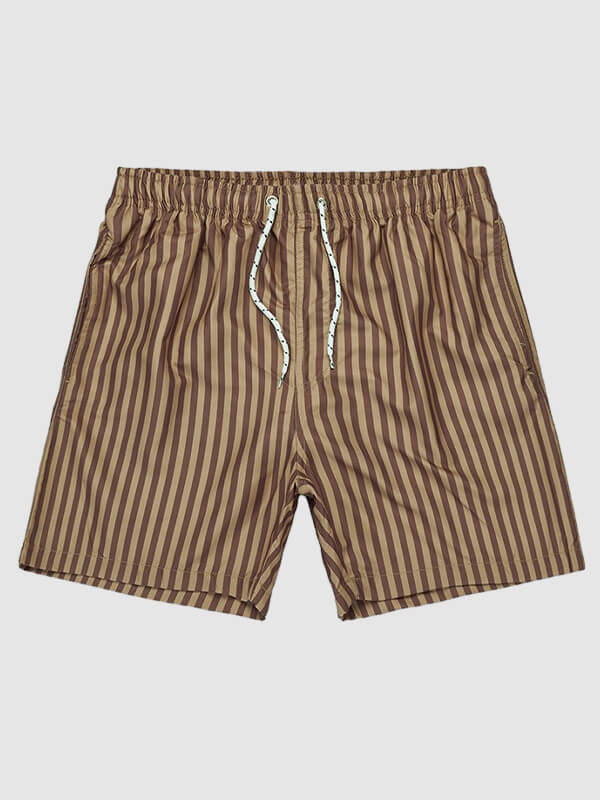 Men's striped inner mesh quick-drying beach shorts - Wearline