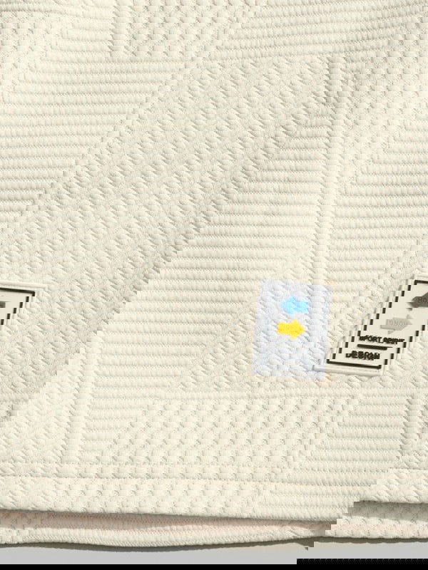 Mens Geometric Retro Jacquard Drawstring Shorts - Wearline