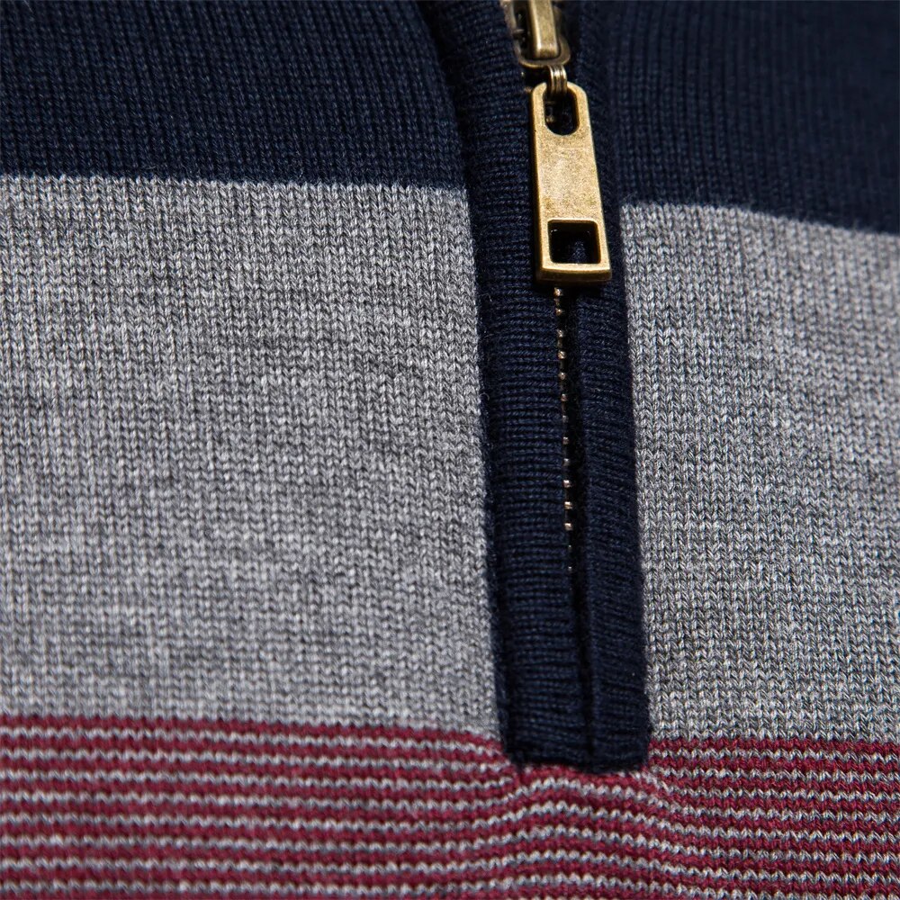 Trendy gestreepte herentrui