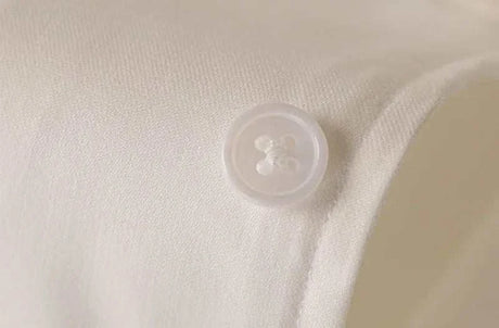 Washed tuxedo shirt stylish office wear