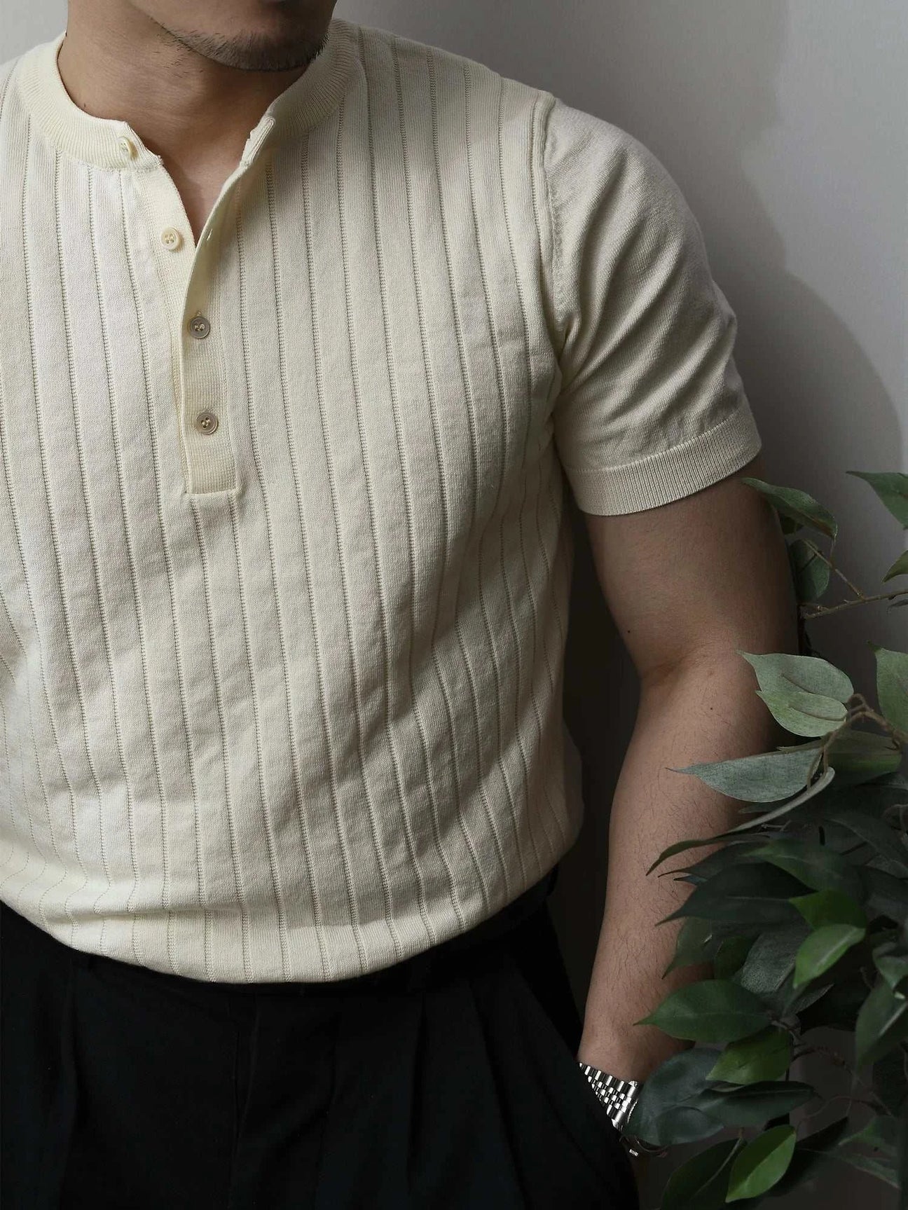 Vintage business cotton summer t-shirt