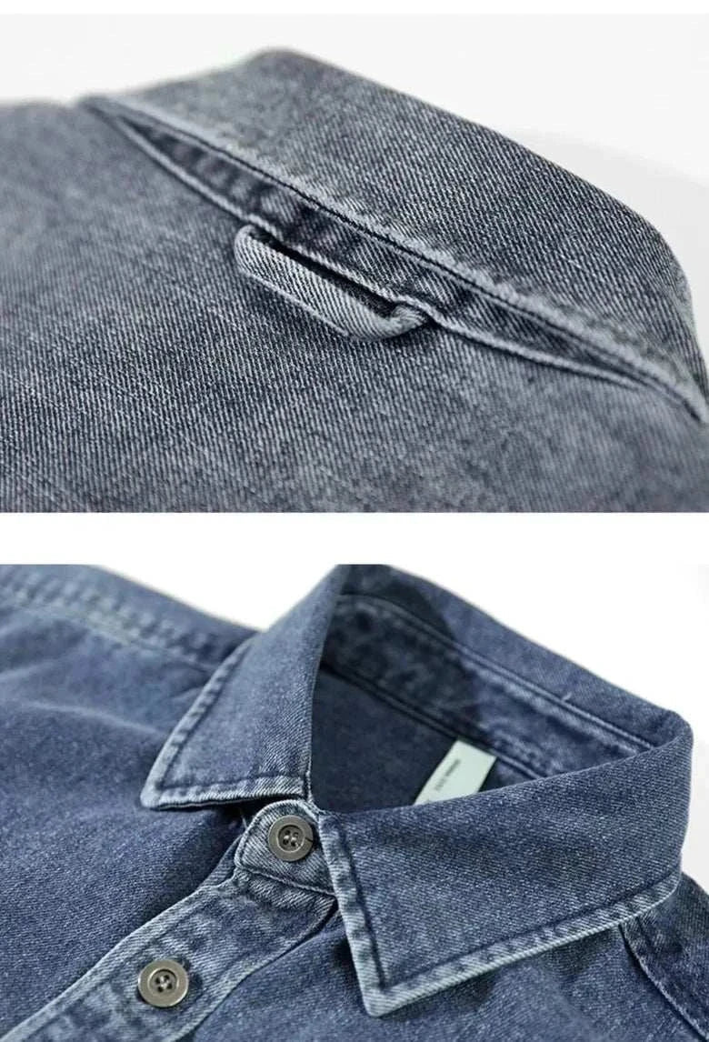 Retro vintage denim shirt
