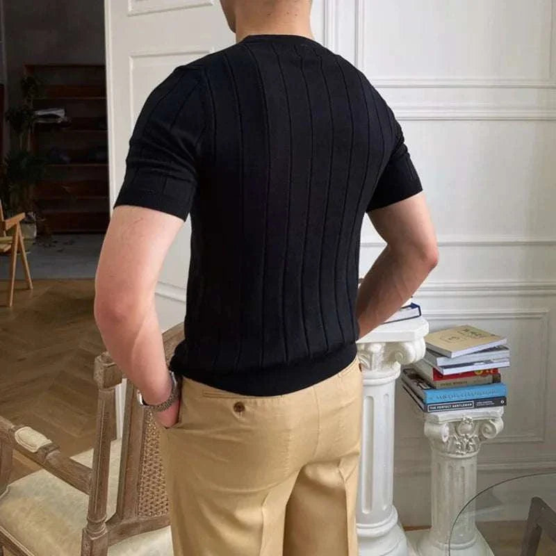 O-neck slim fit summer t-shirt