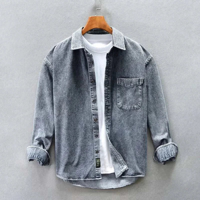 Retro vintage denim shirt