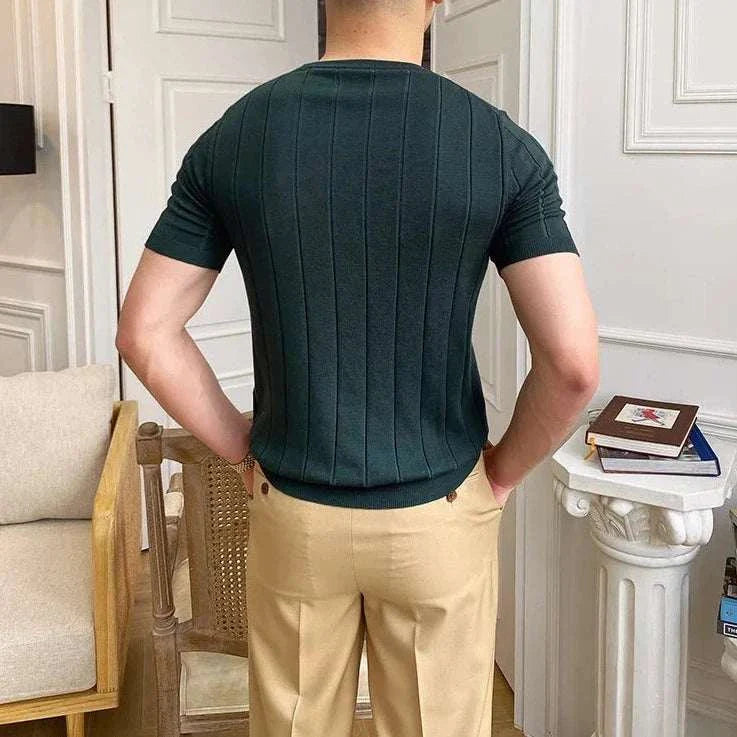 O-neck slim fit summer t-shirt