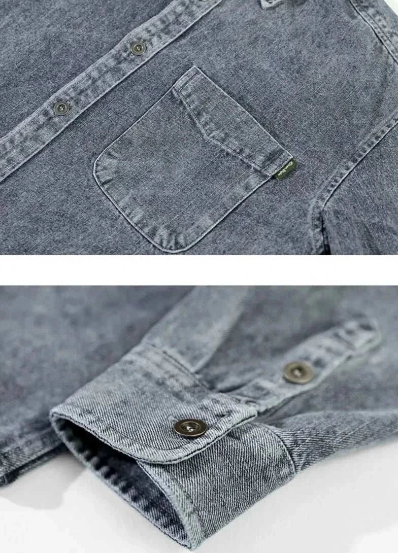 Retro vintage denim shirt