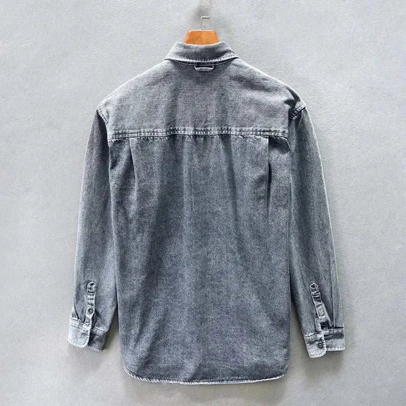 Retro vintage denim shirt
