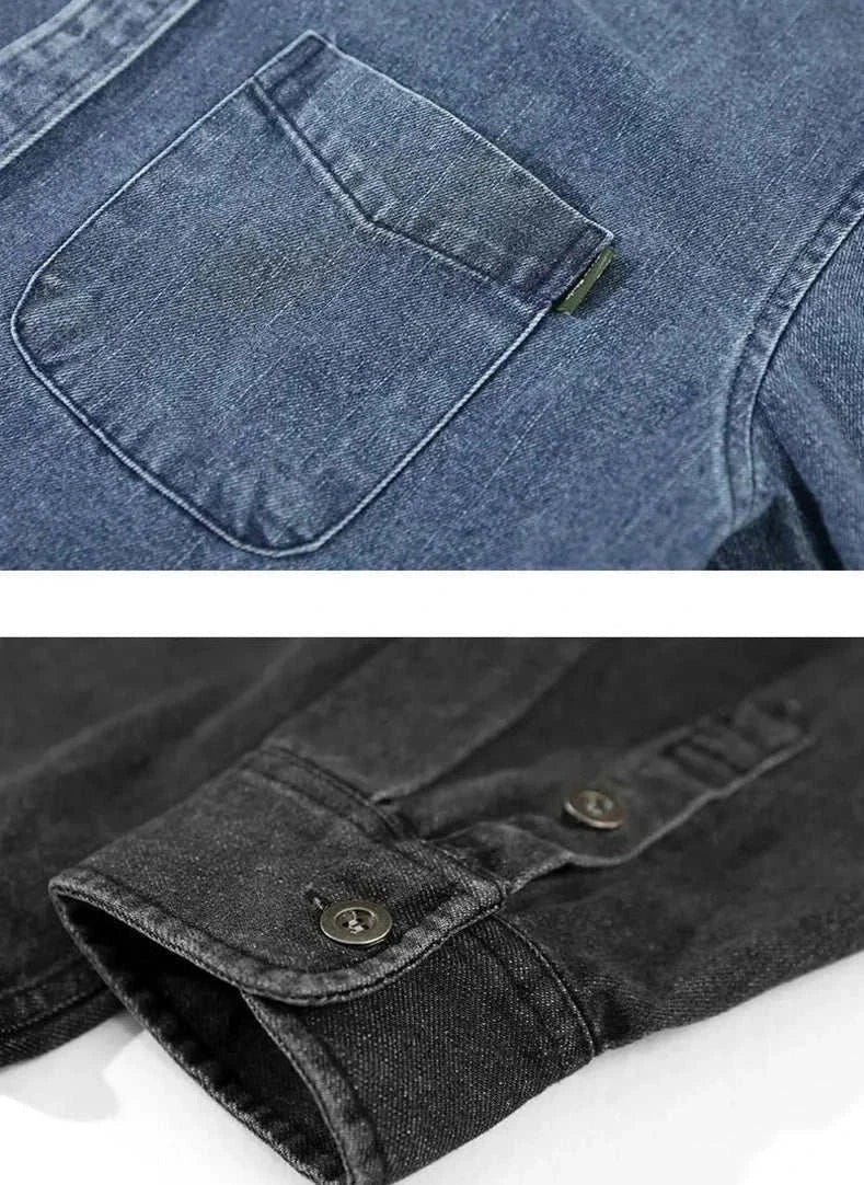 Retro vintage denim shirt
