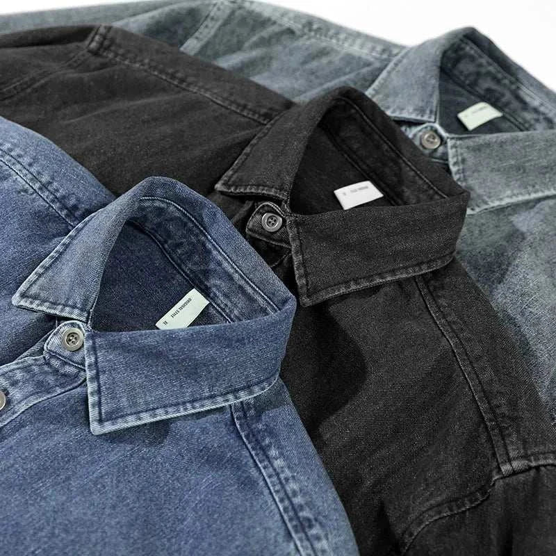 Retro vintage denim shirt