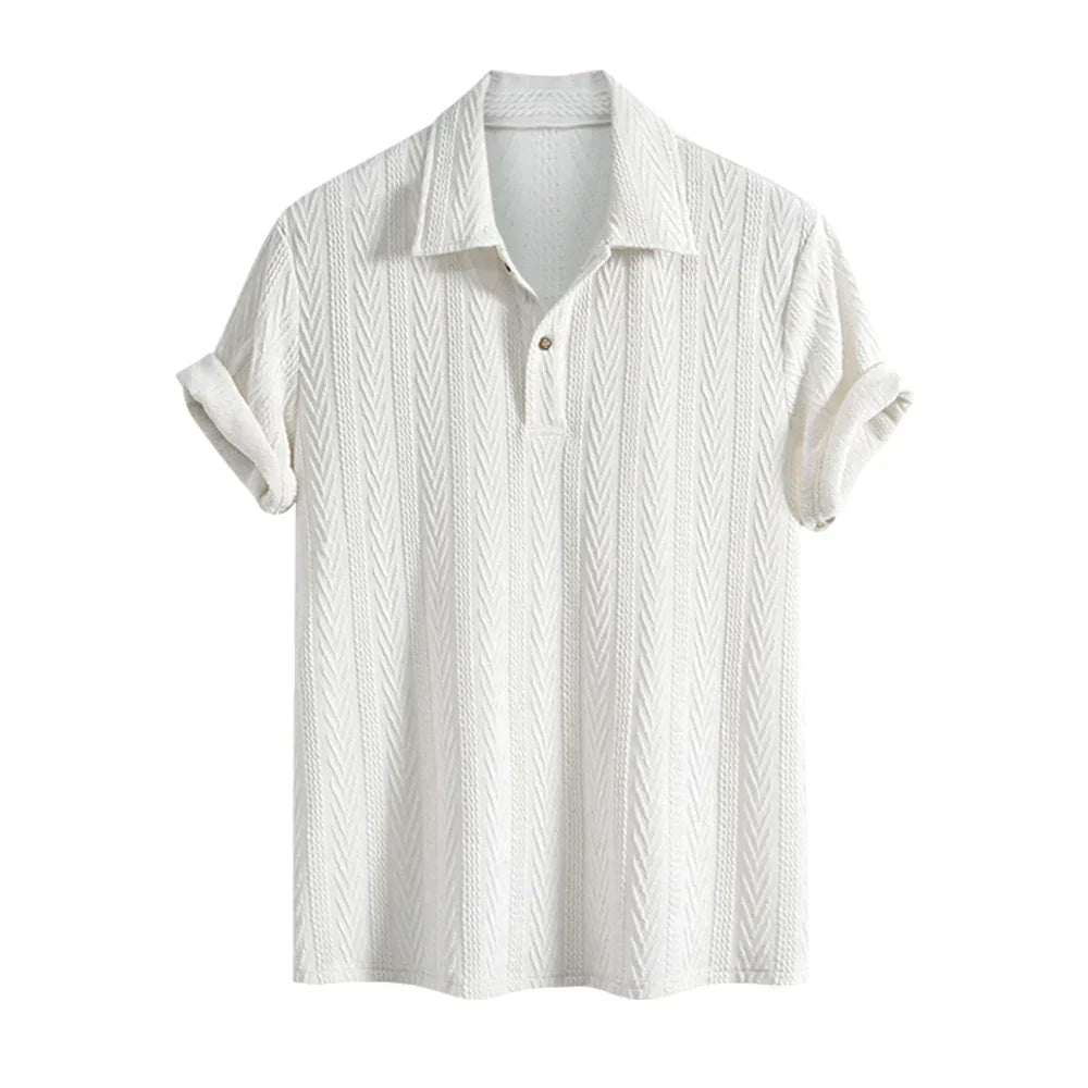 Alessandro Verdi Textured Knit Polo Shirt