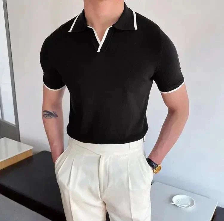 British slim fit summer polo t-shirt