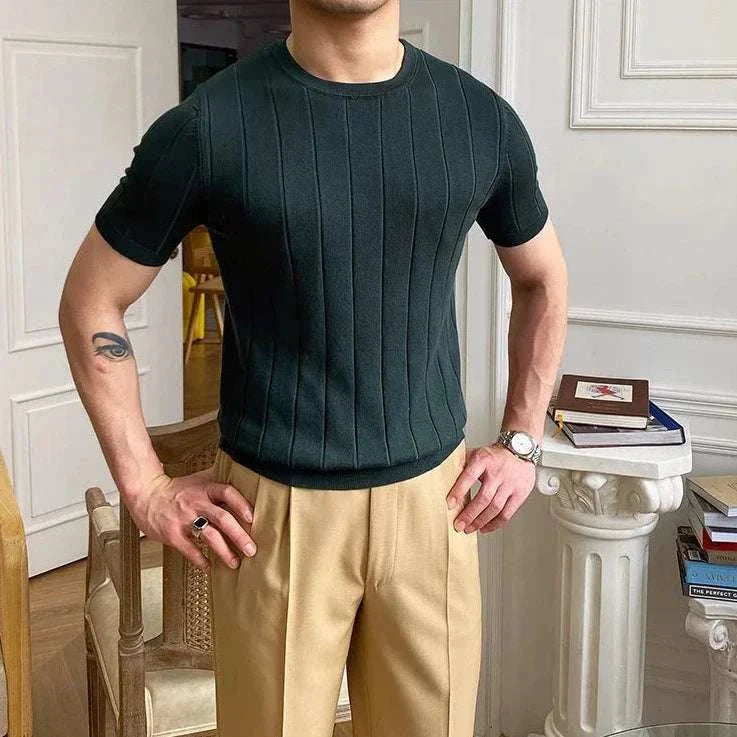 O-neck slim fit summer t-shirt